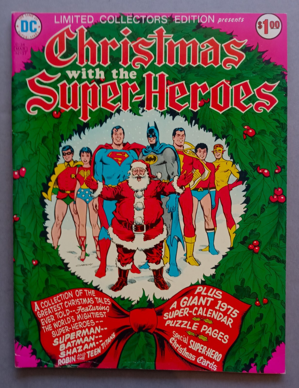 Limited Collectors Edition #C-34 Feb-Mar 1975 DC Christmas with the Super-Heroes - Picture 1 of 1