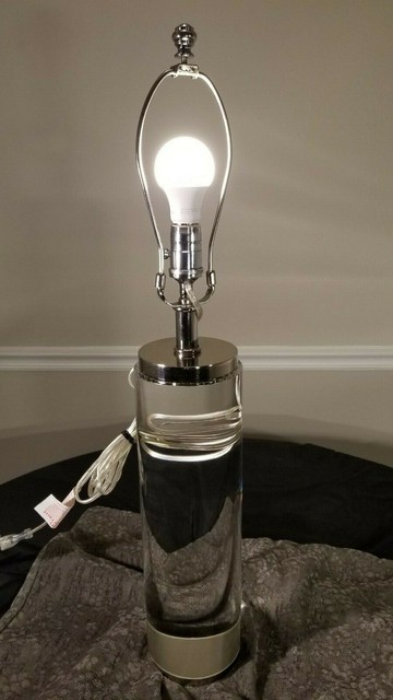 cylindrical column table lamp