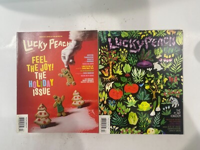 Lot of 2-Luck Peach: Feel the Joy:Holiday Issue + The Planet Kingdom (Paperback)