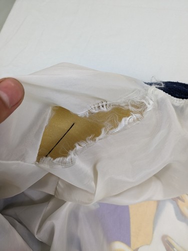 Chaqueta Bomber Alta Moda Gusano de Seda De Colección Años 80 90 Poliéster Anclas de Envío MUJER XL - Imagen 7 de 10