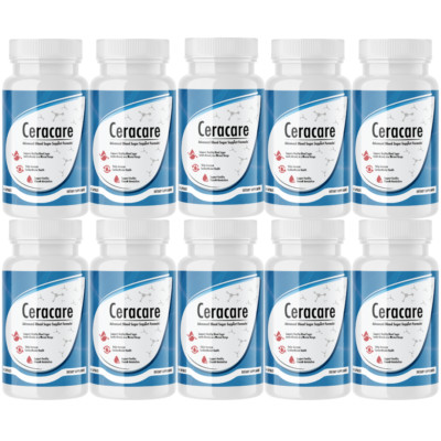 Ceracare Blood Support for Energy and Weight Management - 10 Bottles