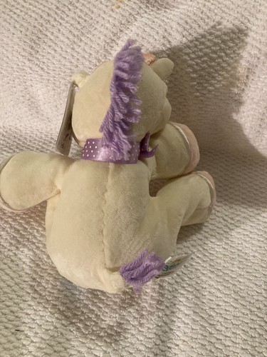 EDEN Pony W/purple Mane BABY CHEEKS” plush Rattle Brand New W/TagHORSE lovey 7" - Picture 9 of 24
