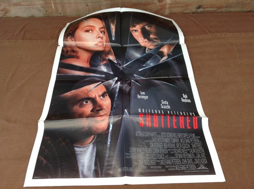 1991 Shattered Original Movie House Full Sheet Poster