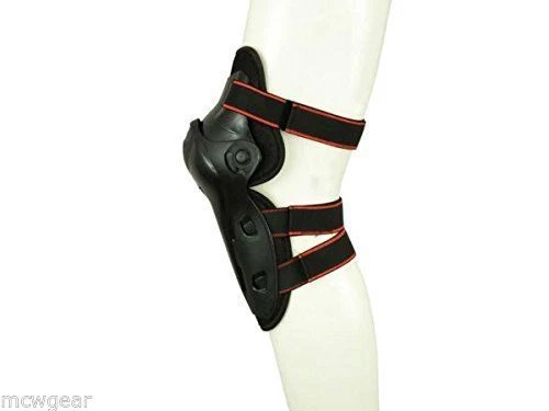 MX Motorcycle Motocross Hinged Knee Shin Pads Guard Protective Gear Body Armour  - Image 4 of 4