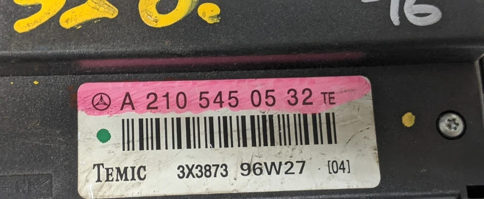 Mercedes-Benz E320 W210 1997 ventilador eléctrico de temperatura control informático A2105450532 OEM Foto 2 de 2