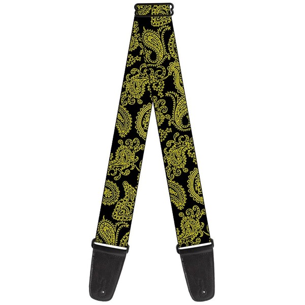 Guitar Strap - Paisley Black/Neon Yellow (Us Import) ACC NEU-image