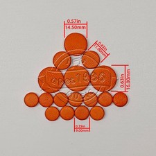 10 set New clarinet pads real leather great material orange color Accessories