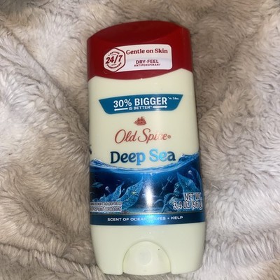 Old Spice Invisible Solid Antiperspirant Deodorant for Men, Deep Sea, 3.4 Oz.A3