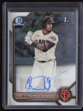 2022 Bowman Ricardo Genoves Chrome Prospects Autographs