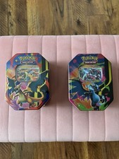 Pokemon TCG Mega Charizard X Y EX Tins Sealed SET OF 2