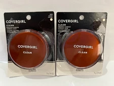 Covergirl Clean Pressed Powder 11g / 0.39oz 2PK --105 Ivory