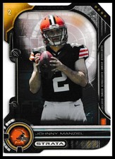 2014 Topps Strata #QDC-JM Johnny Manziel Quarterback Die Cuts Browns