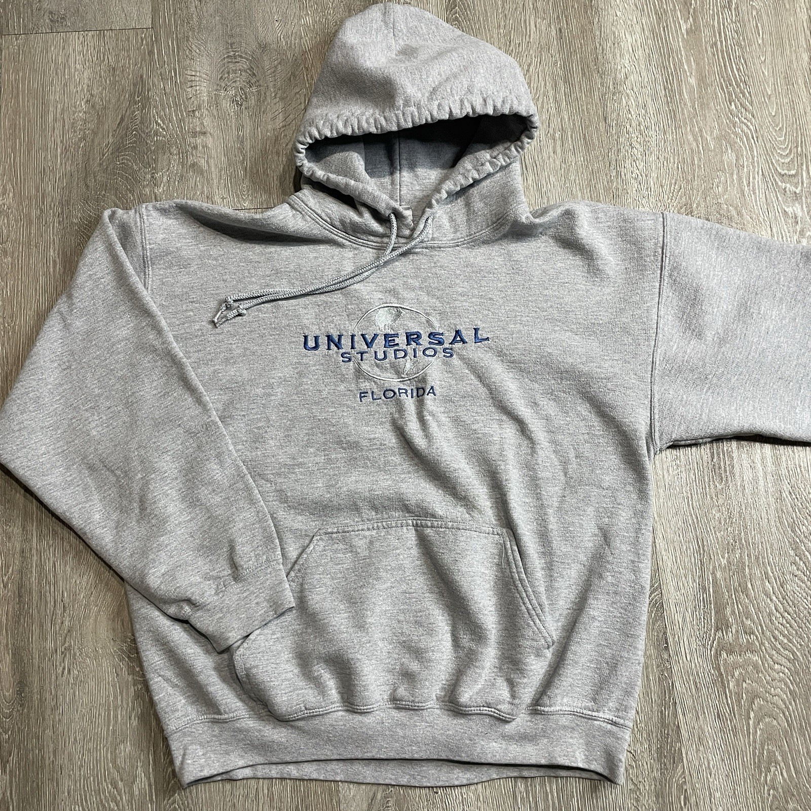 Universal Studios Florida Spellout Gray Hoodie Sw… - image 1