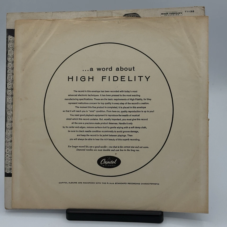 LOUIS PRIMA Strictly Prima! – 1959 Capitol NM Vinyl 1st Pressing Mono T-1132 - Image 3 of 4