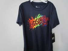 New Under Armour Boys Short Sleeve T-shirt, size 6