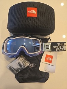 The North Face Vintage Ski Goggles Hard Case Lens Bag Made In France Snow