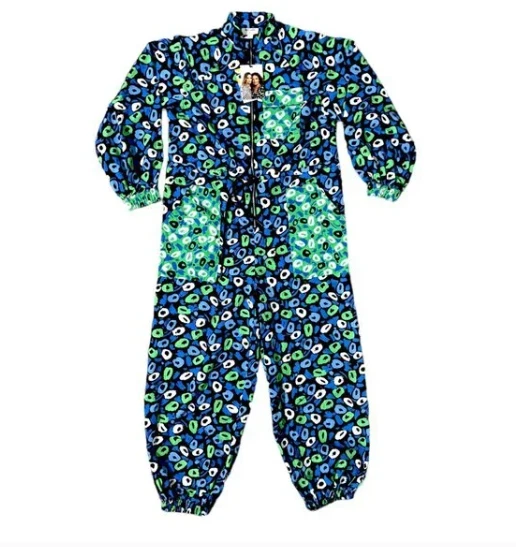 Mono Diane Von Furstenberg Target Azul Verde Nylon Punto Jazz Cremallera 3X Nuevo con Etiquetas Foto 4 de 4