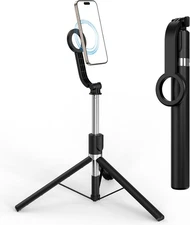 Magnetic Selfie Stick Tripod for Magsafe Iphone, 67" Cell Phone Tripod Stand wit