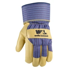 Wells Lamont 5235L-NEW Palomino Large Men's Lined Pigskin Insulated Work Gloves