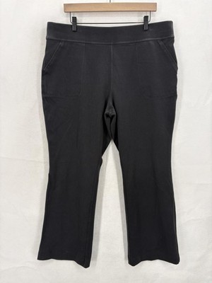 Duluth Trading Noga Naturale Sweatpants Womens 2X Black Bootcut Stretch Lounge