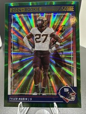 2024 Score - Rookies #347 Tyler Nubin (RC) Green  spokes /180 !