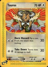 Tauros 133/165 Common Expedition Base Set Pokemon Near Mint on eBay