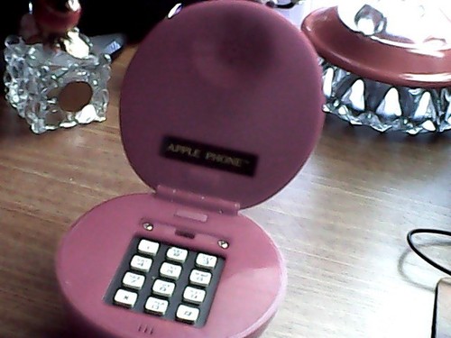Grazioso telefono rosso Apple Flip Open, novità touch tone, telefono fisso!! - Foto 2 di 7