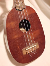 GORGEOUS MAHOGANY PINEAPPLE SOPRANO MAKALA UKULELE HAWAIIAN STRINGED INSTRUMENT