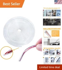 Eytool Universal Car Door Edge Guard - 192"L, TPO Rubber, No Residue Adhesive