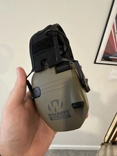 Walkers Razor Slim Electronic Shooting Muffs 5-Pack, OD Green/American Flag