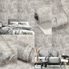 Distressed Stone Concrete Effect Wallpaper Cove Texture Neutral Cream Feature
