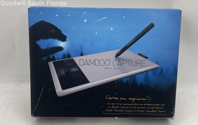 Wacom Bamboo Model CTH-470 Capture Pen & Touch Graphics Tablet Untested