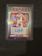Cole Swider 2023-24 Panini Phoenix Crusade Signatures Auto Silver #CS-CSM