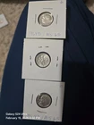 1964-D  LOT OF  3 SILVER BRILLIANT UNCIRCULATED  ROOSEVELT DIMES
