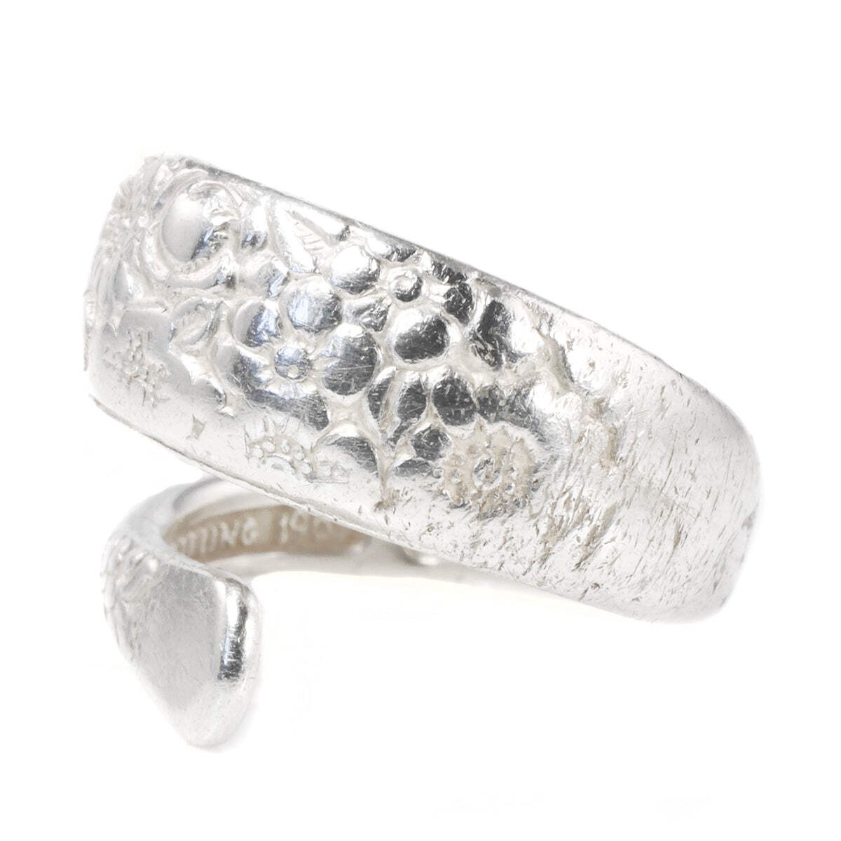 Silver Repousse Ring - image 4