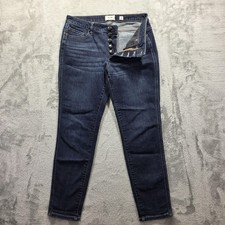 Miss Me Jeans Womens 30 Dark Wash Skinny Button Fly Stretch Denim M2188SN 5DW