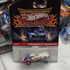 Hot Wheels Drag Strip Demons '77 Plymouth Arrow F/C Army Snake Arrow 1:64