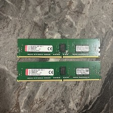 Lot Of 2 Kingston 8GB 1Rx8 PC4-2400T-RD0-11 DDR4 Registered ECC KVR24R17S8/8I