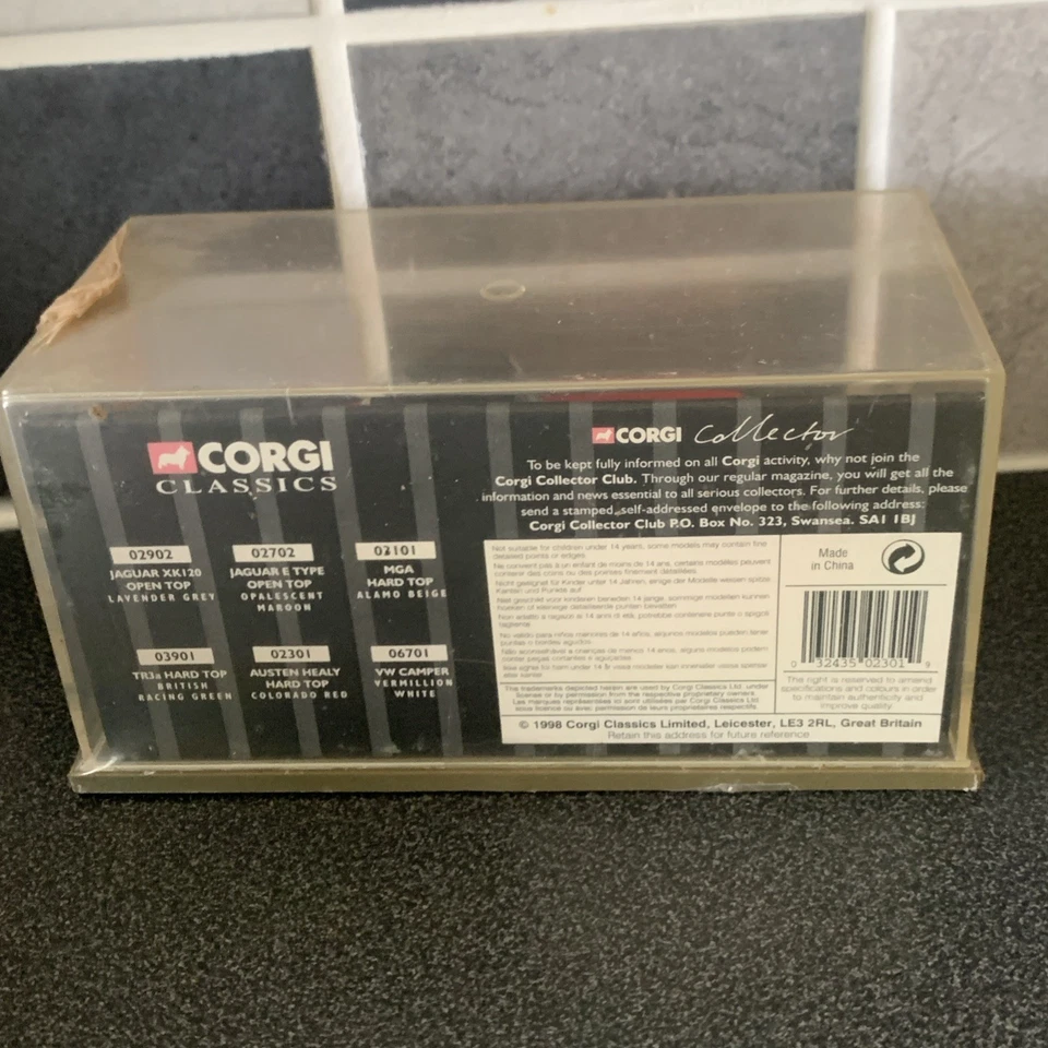 Corgi Classics 02301 Austin Healey Hard Top Colorado Red Factory Sealed - Image 3 of 4