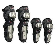 Knee Pads Elbow Pads Stainless Steel Motorcycle Elbow Knee Shin Guards
