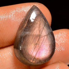 18.5 Ct AAA Natural Labradorite Pear Shape Cabochon Loose Gemstone 22X14X7 mm