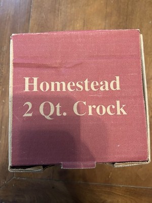 Longaberger Pottery Woven Traditions Homestead 2 Quart Crock No Lid
