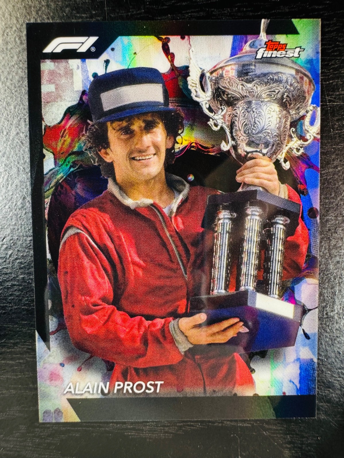 2024 Alain Prost Rare Refractor Topps Finest #299 F1 Formula 1