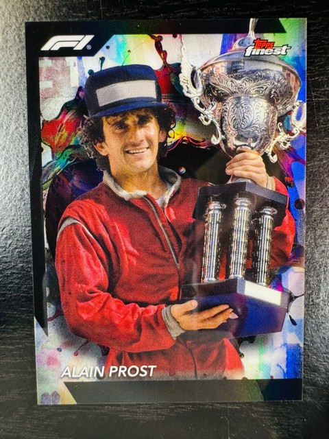 2024 Alain Prost Refractor Topps Finest #299 F1 Formula 1
