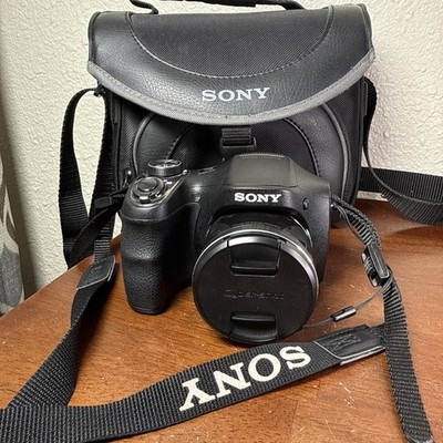 Sony Cyber-shot DSC-H200 20.1MP Digital Camera 26x Zoom With Case Works