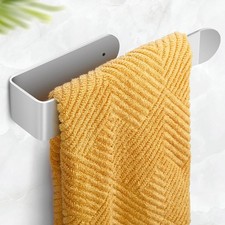 8 Inch Hand Towel Holder, Self Adhesive Towel Bar for Bathroom, Rustproof Alumin
