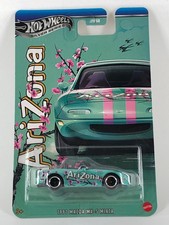 Hot Wheels 1991 Mazda Mx-5 Miata Blue Arizona Silver Sereis