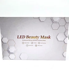 Professional  Silicone LED Skin Treatment Mask With Eye Protection - 7 Modes
