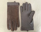 Cole Haan Size XL Women's Brown Suede and Leather Gloves — photo 2