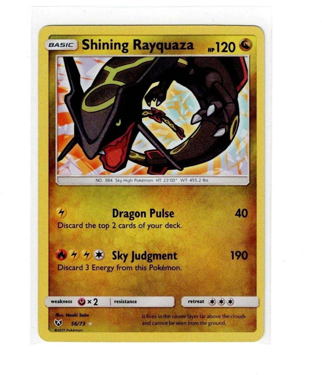 Shining Rayquaza Pokémon TCG Cards for sale | eBay